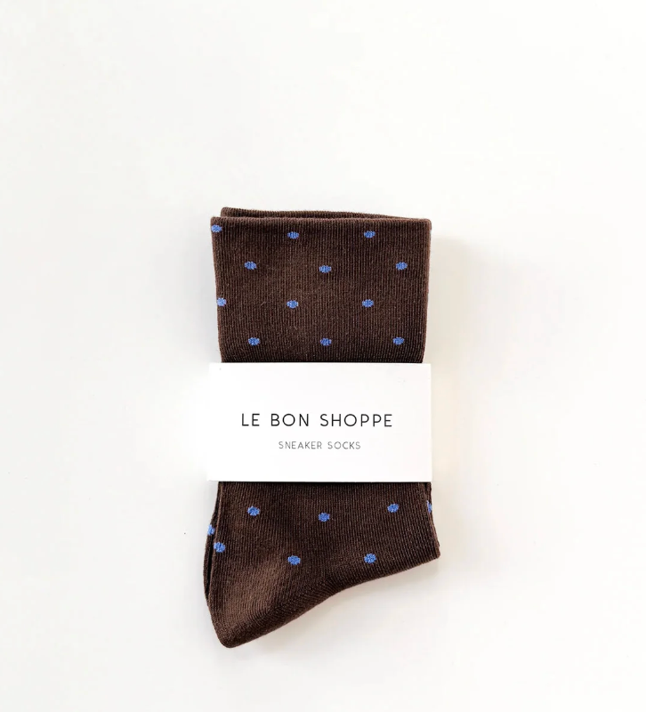 Le Bon Sneaker Socks Polka Dot