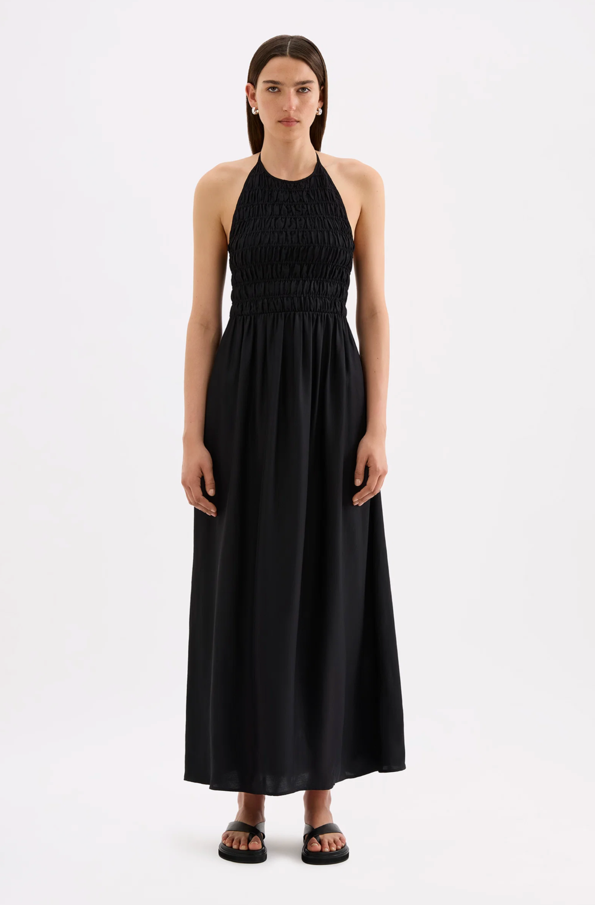 Mira Tencel Maxi Dress