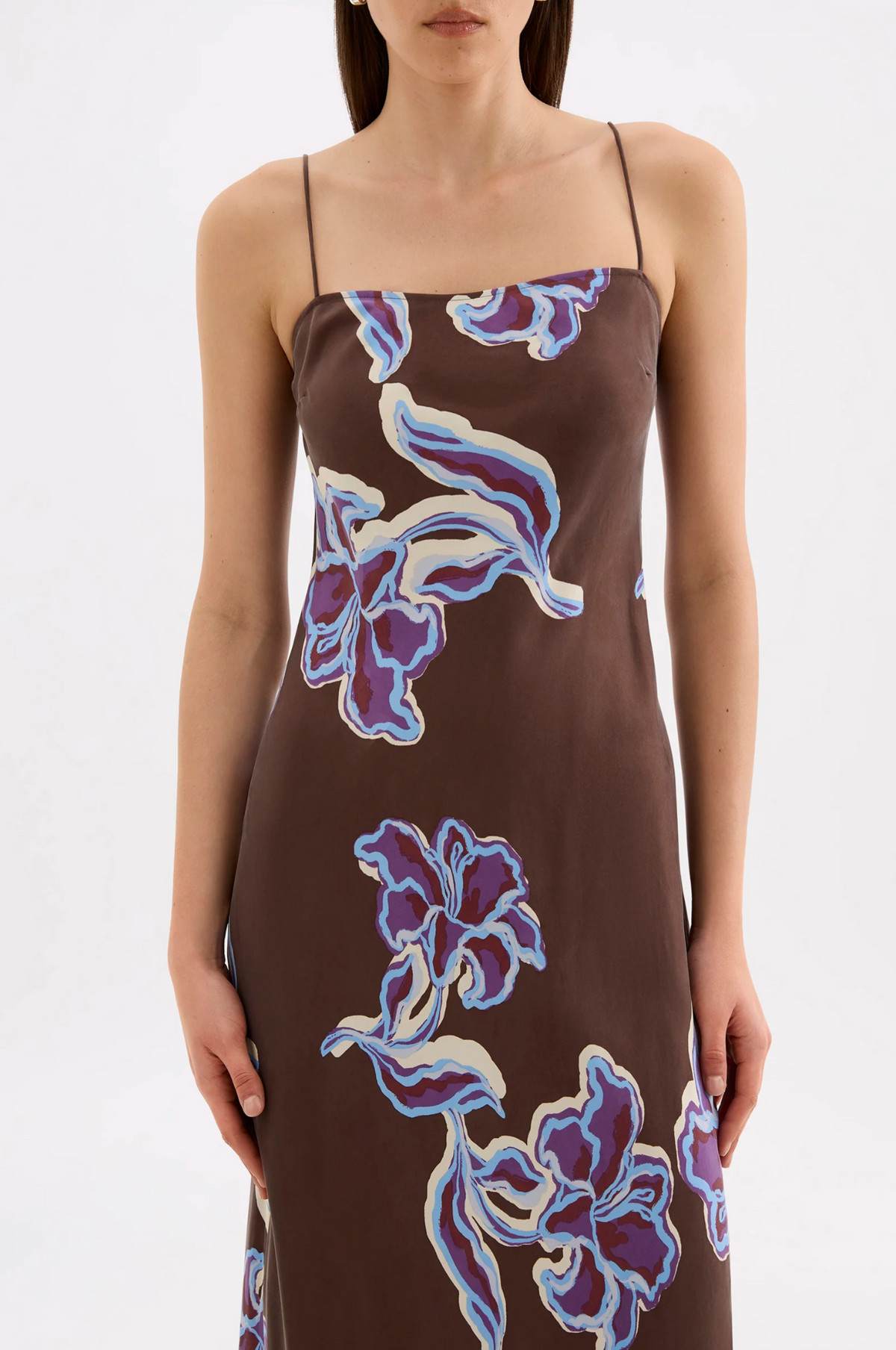 Nude Lucy Azalea Cupro Slip Dress