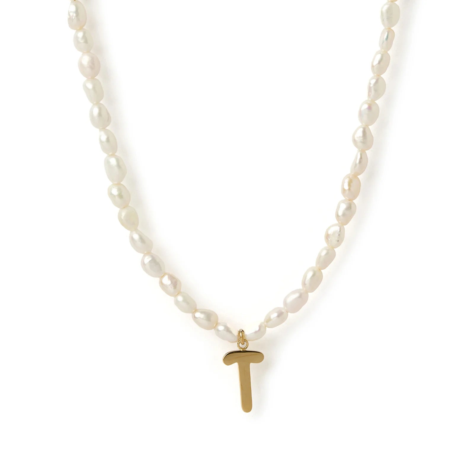Arms of Eve Statement Letter Pearl Necklace