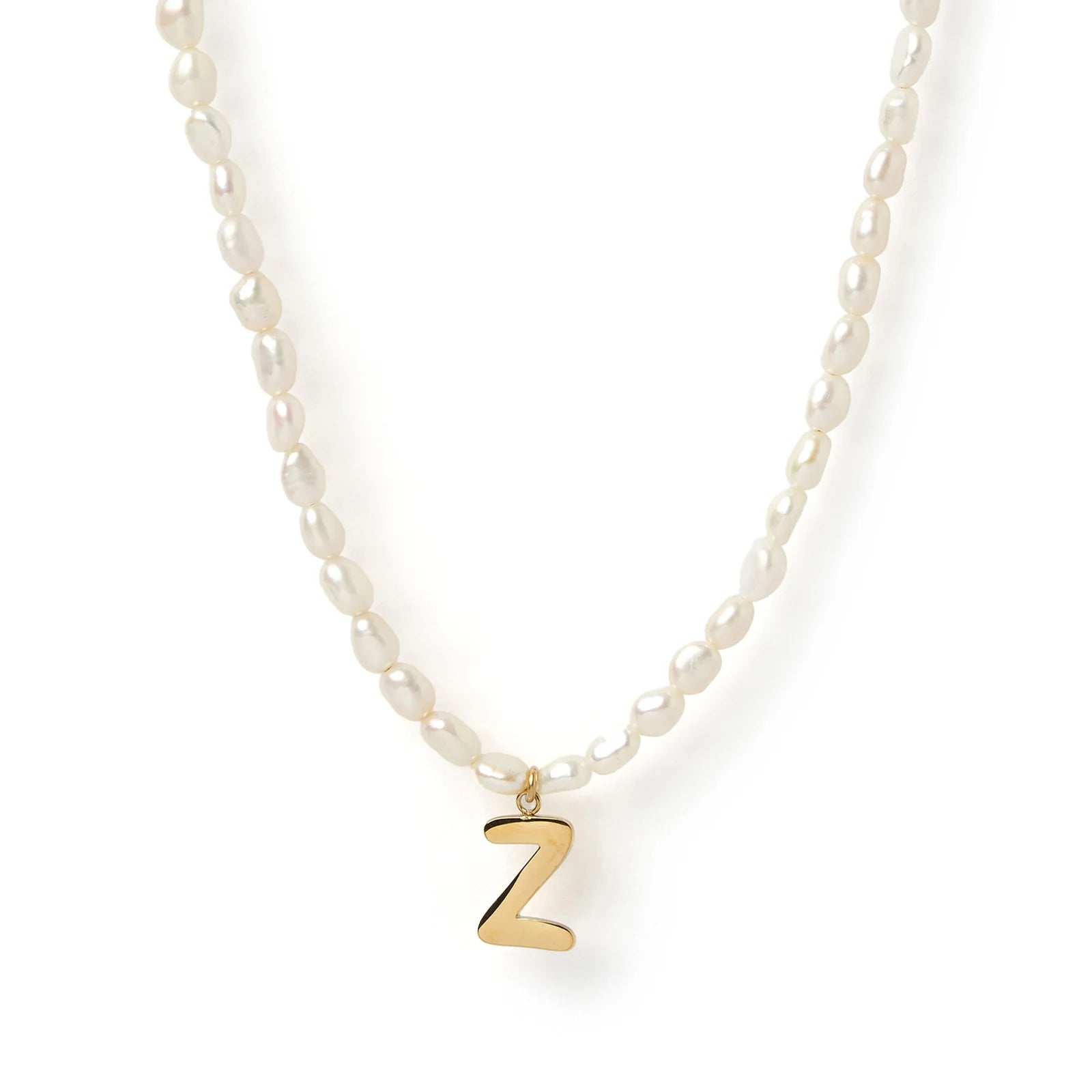 Arms of Eve Statement Letter Pearl Necklace