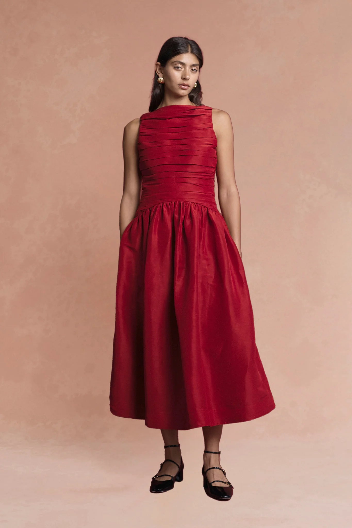 Lovaan Val Midi Dress