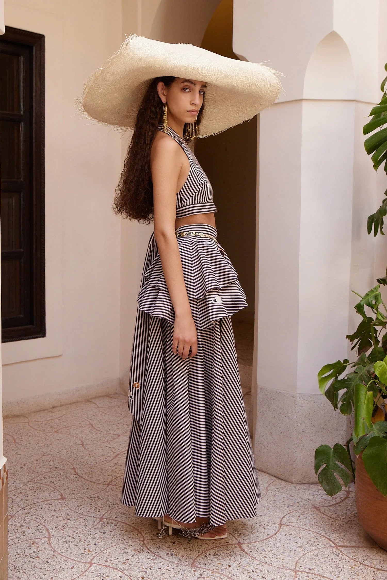 Alemais Sirocco Embroidered Skirt