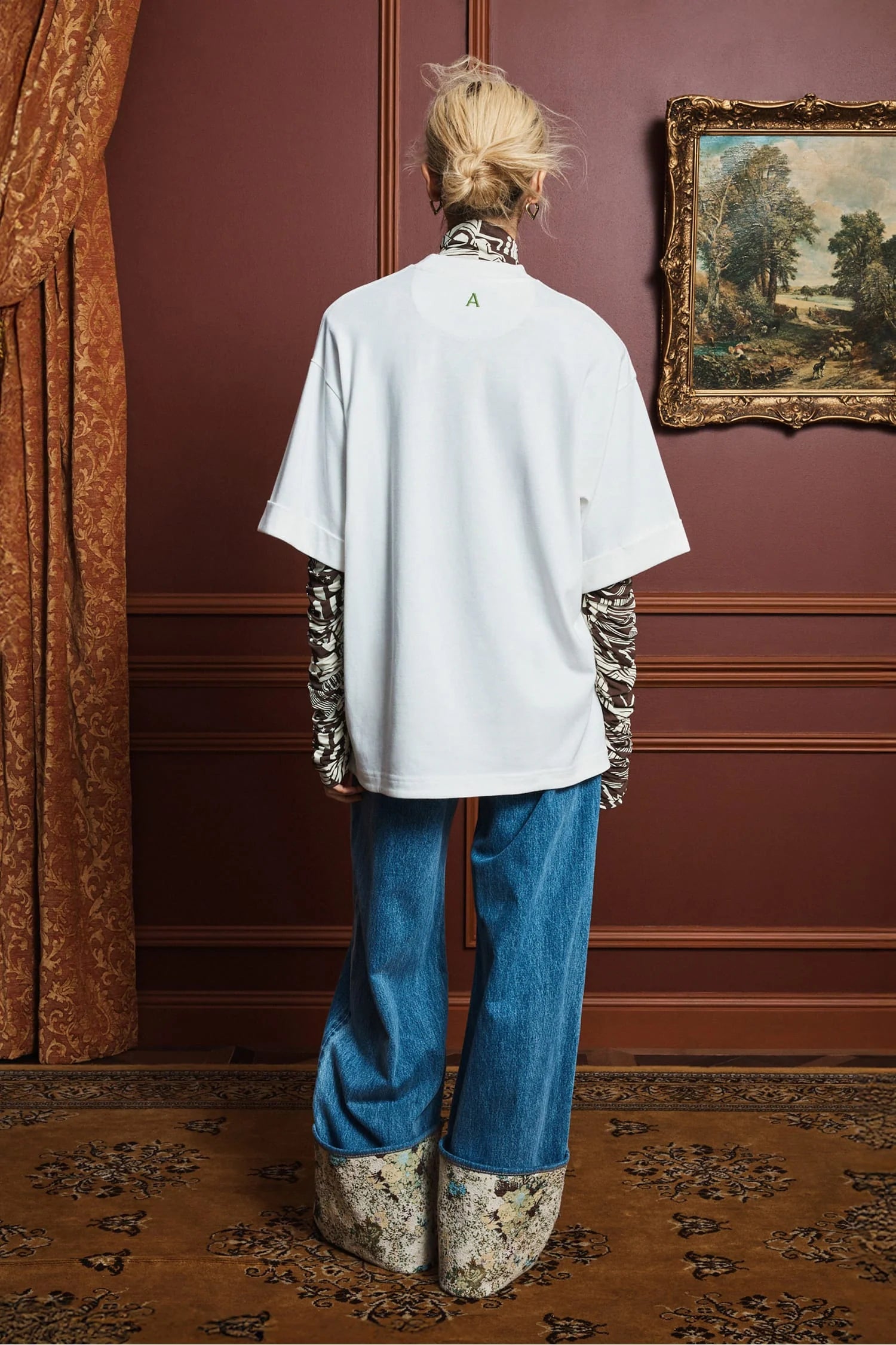 Alemais Tangible Love Embroidered Tee
