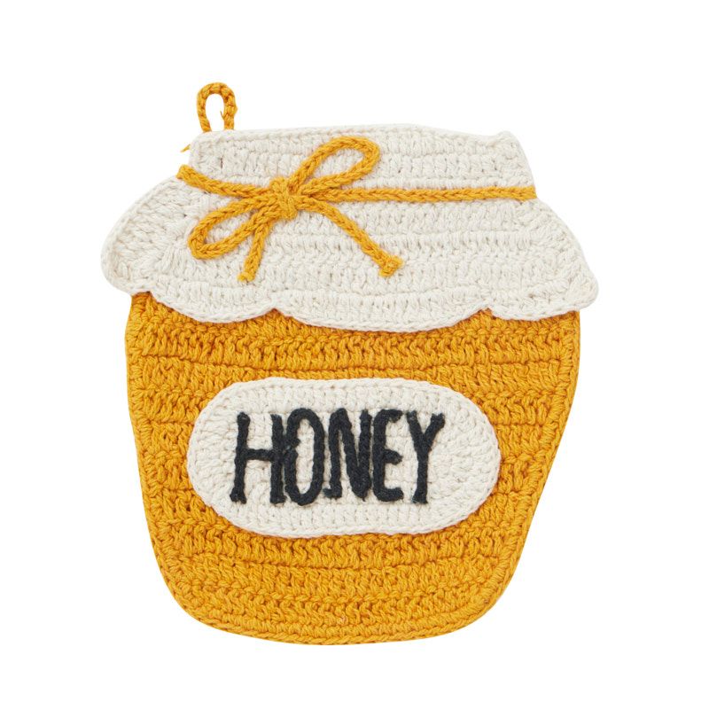Honey Pot Cotton Knit Pot Holder 20x20cm