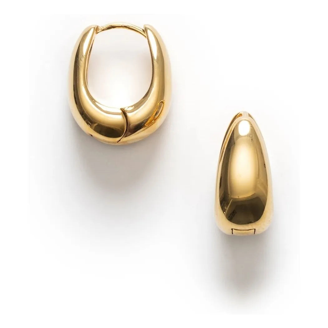 Anni Lu Golden Hoop Earrings