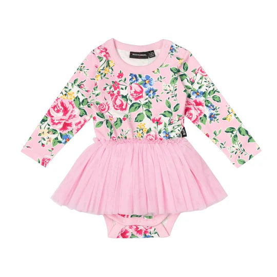 Rock Your Baby - Pink Garden Baby Circus Dress