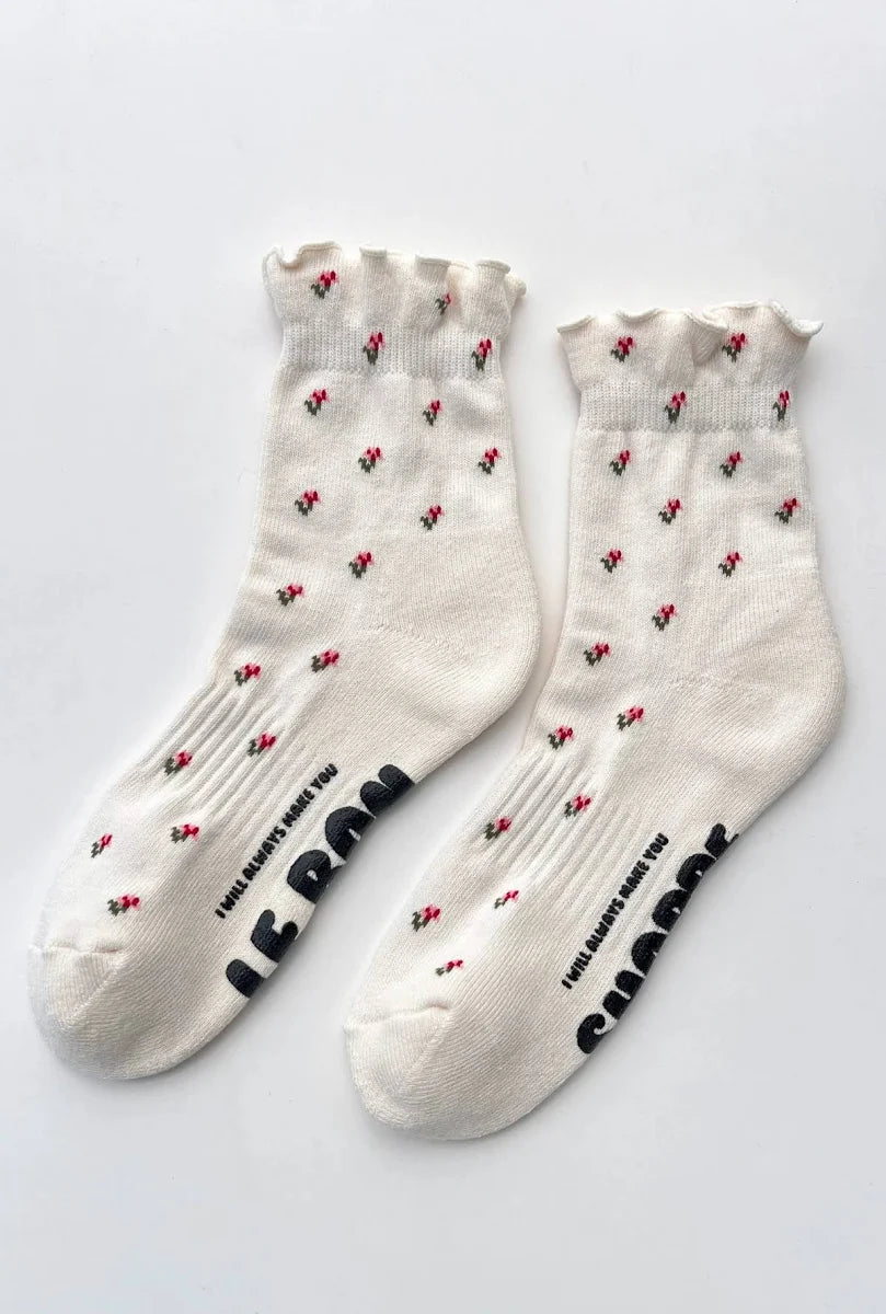 Le Bon Shoppe Ruffled Hugger socks