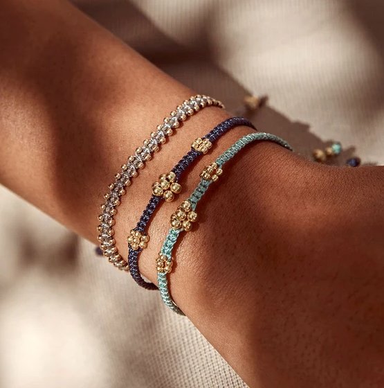 Fairley Blossom Rope Bracelet - Marval Designs