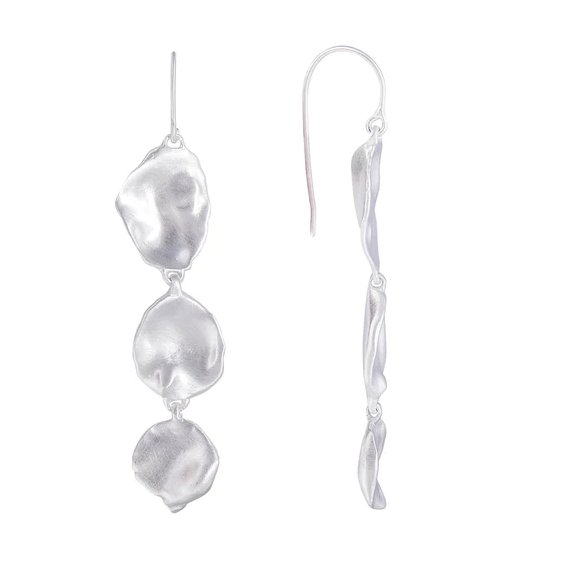 Fairley Silver Seashell Drops - Marval Designs