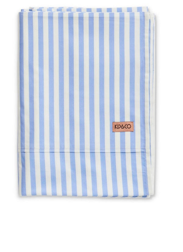 Kip & Co Seaside Stripe Organic Cotton Flat Sheet - Marval Designs