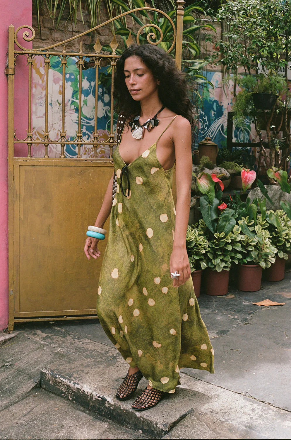 Kinga Csilla La Oliva Spot Sia Dress