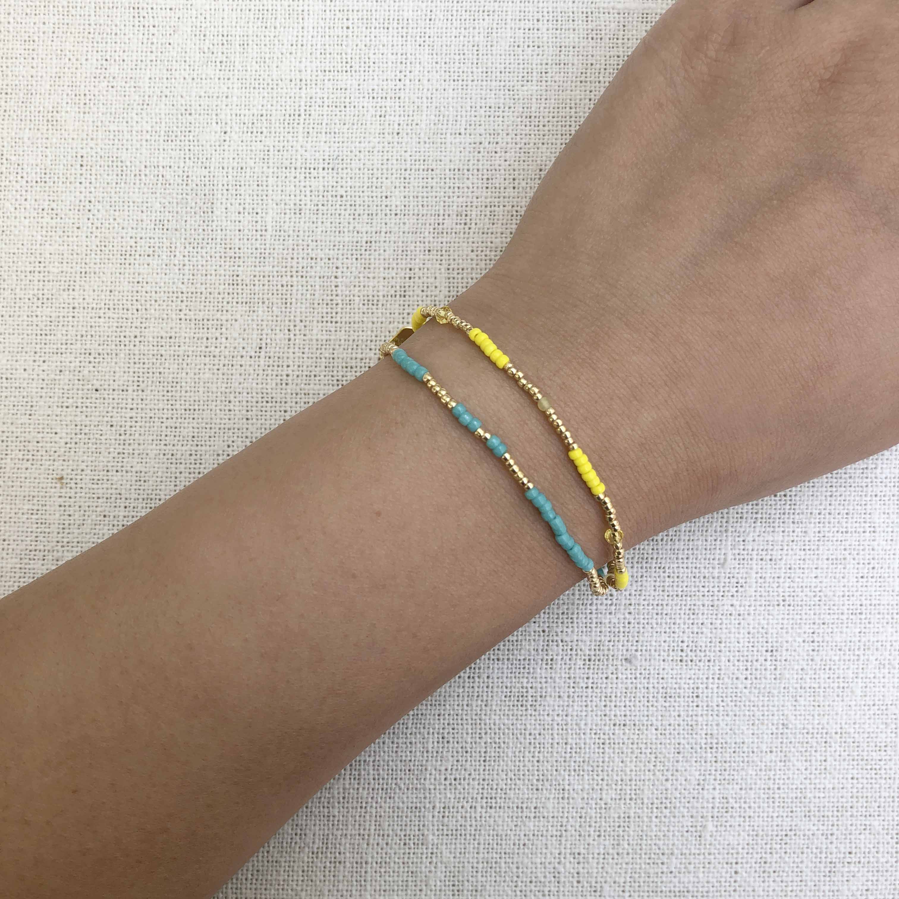 ANNI LU CLEMENCE BRACELET, LEMON