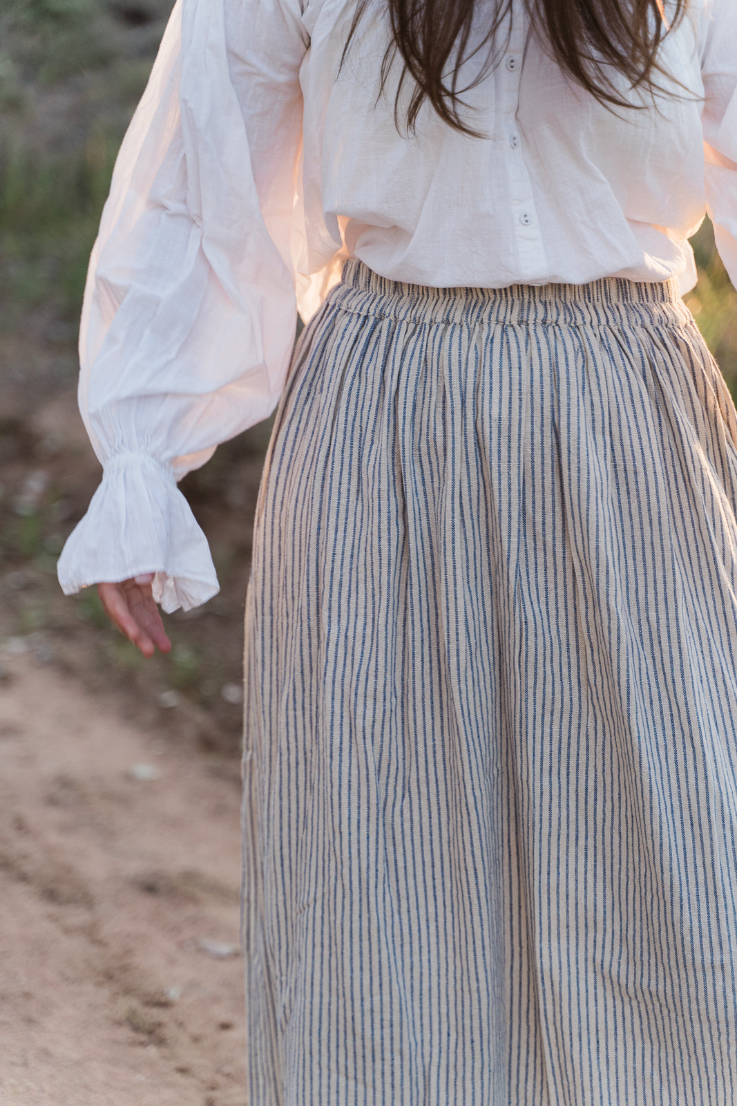 Grace and May Lillie stripe skirt