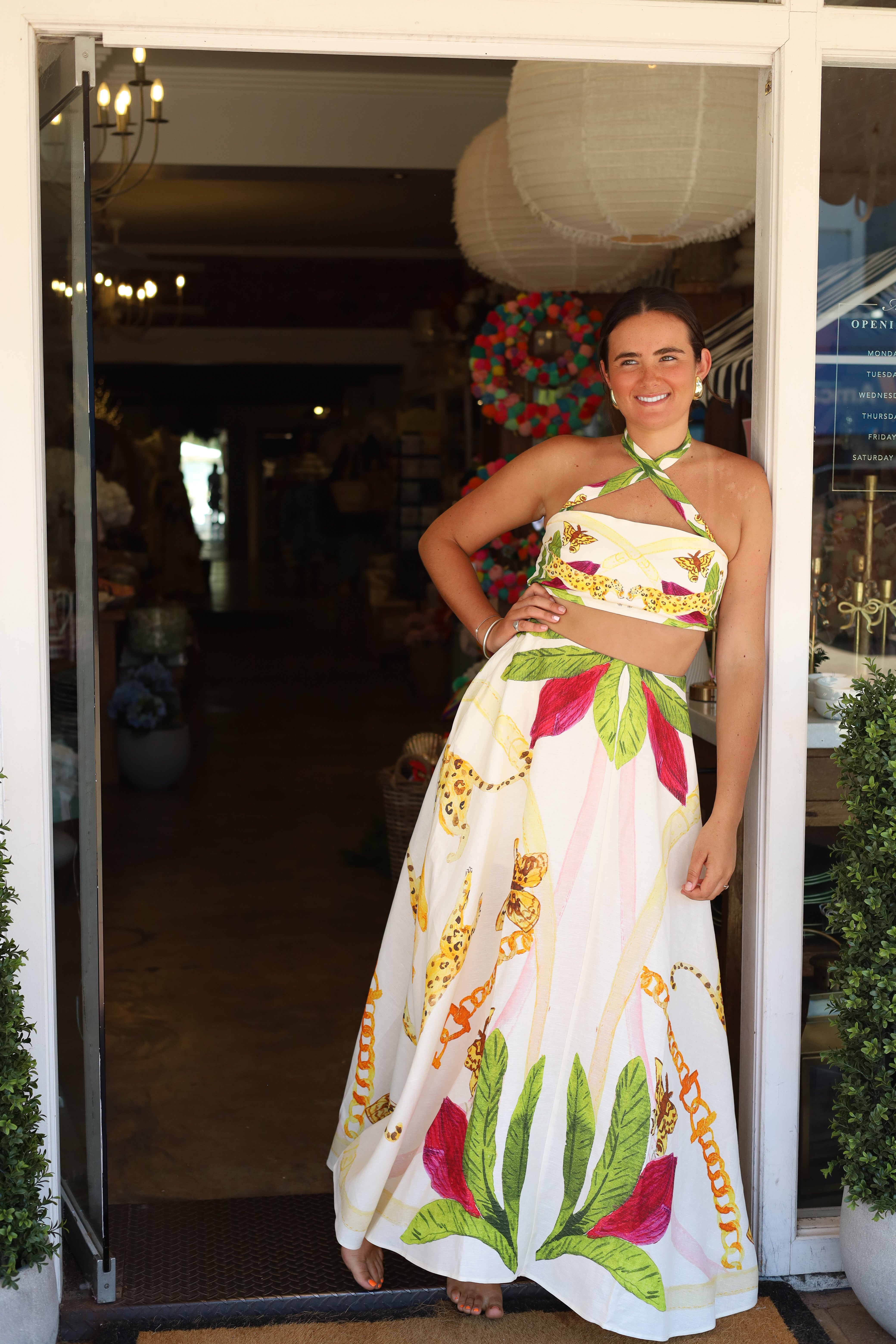 Maku Monaco Scarf Crop