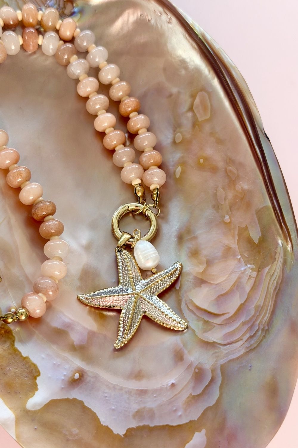 Starfish Treasure Necklace – Mosk Melbourne jewellery at Marval Designs
