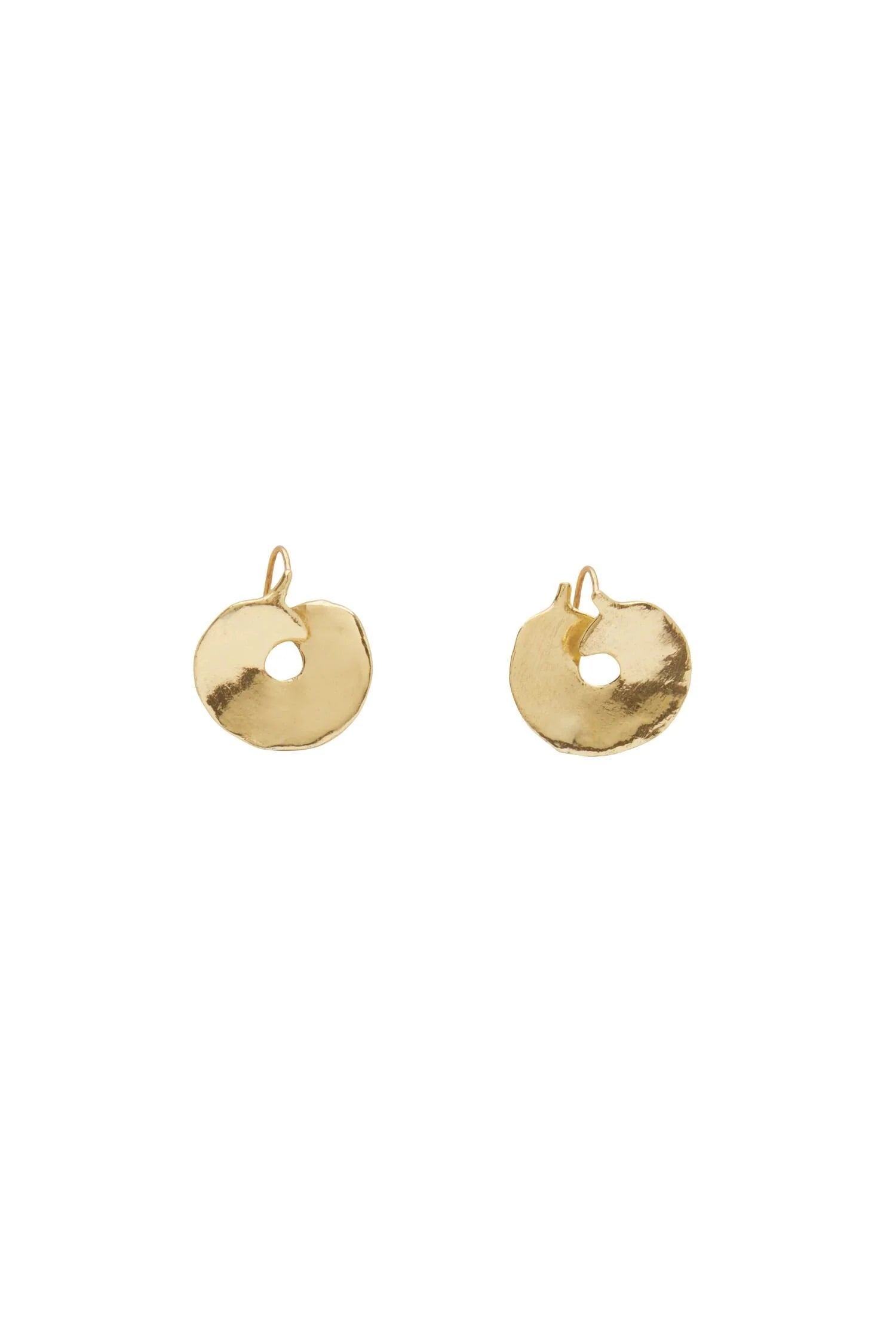 Alemais Disc Mini Hoop Earrings