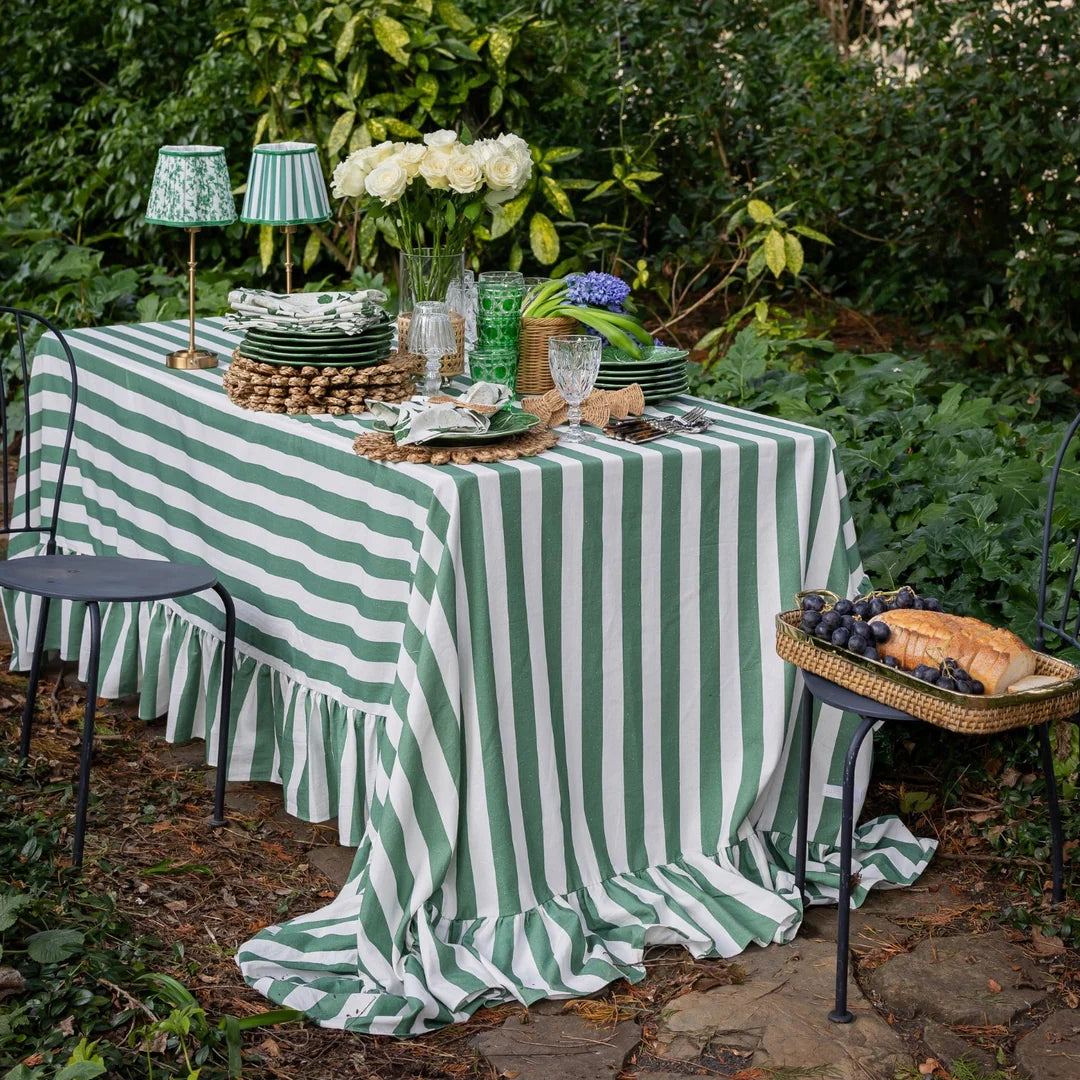 Luxe & Beau Table Cloth with Ruffle