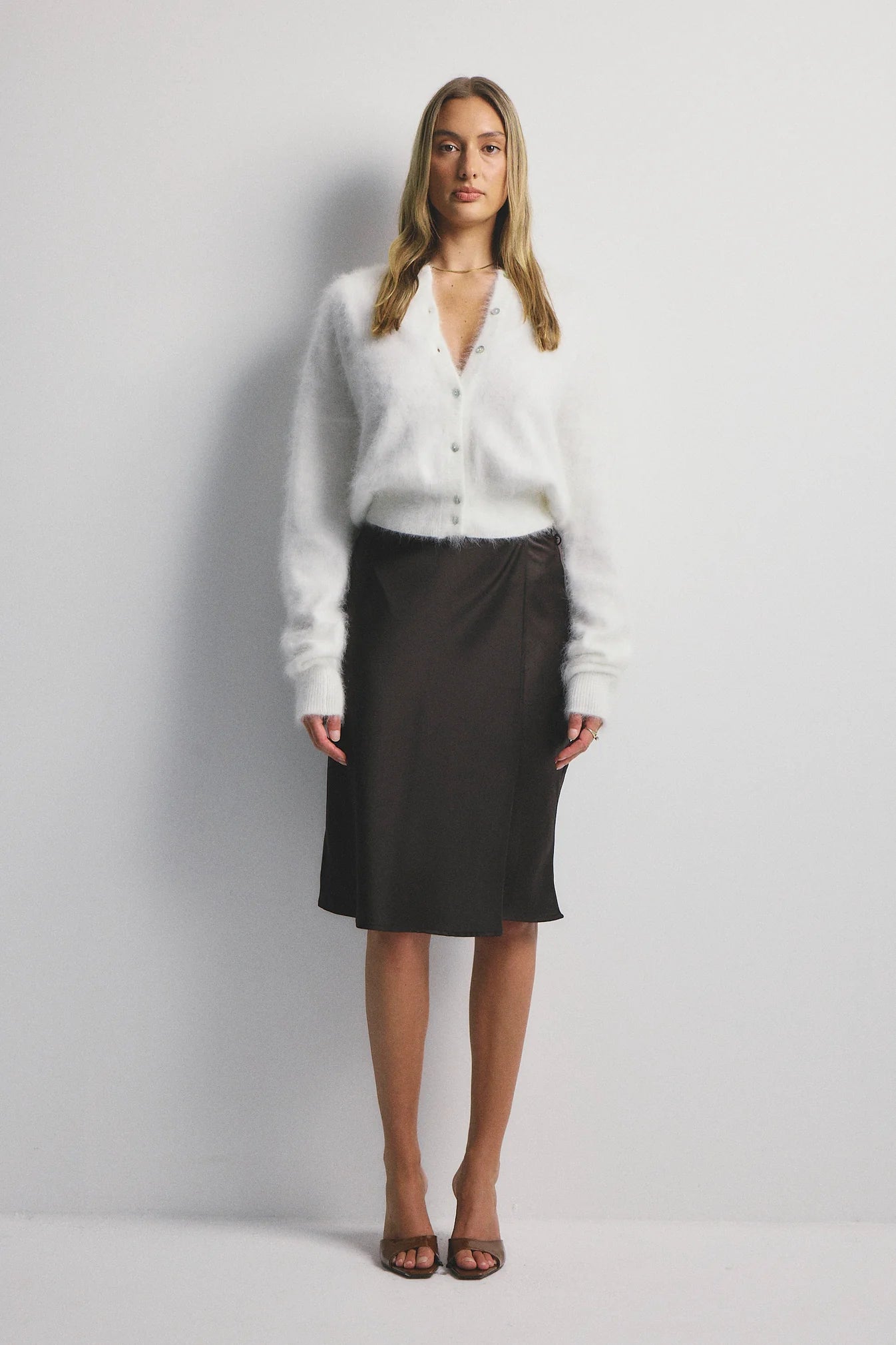 World Of Nomads Frankie Cashmere Crew Neck Cardigan