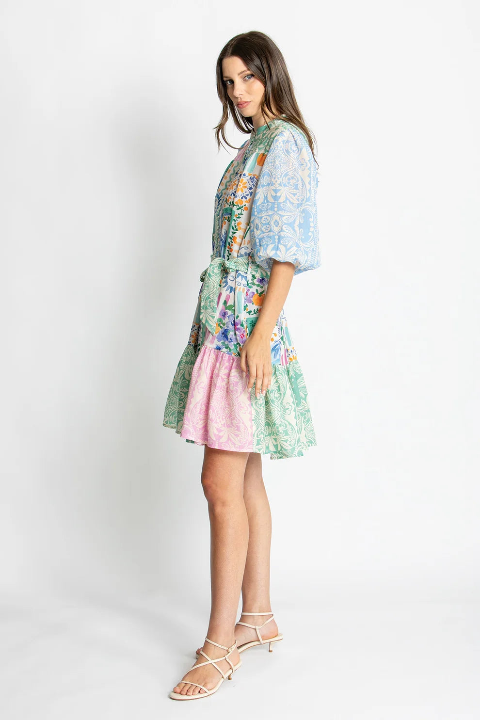 Kachel Riley Short Sleeve Mini Dress