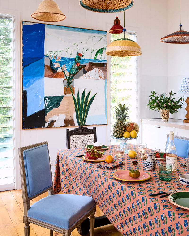 Kip & Co x Anna Spiro Indian Summer Rose Tablecloth