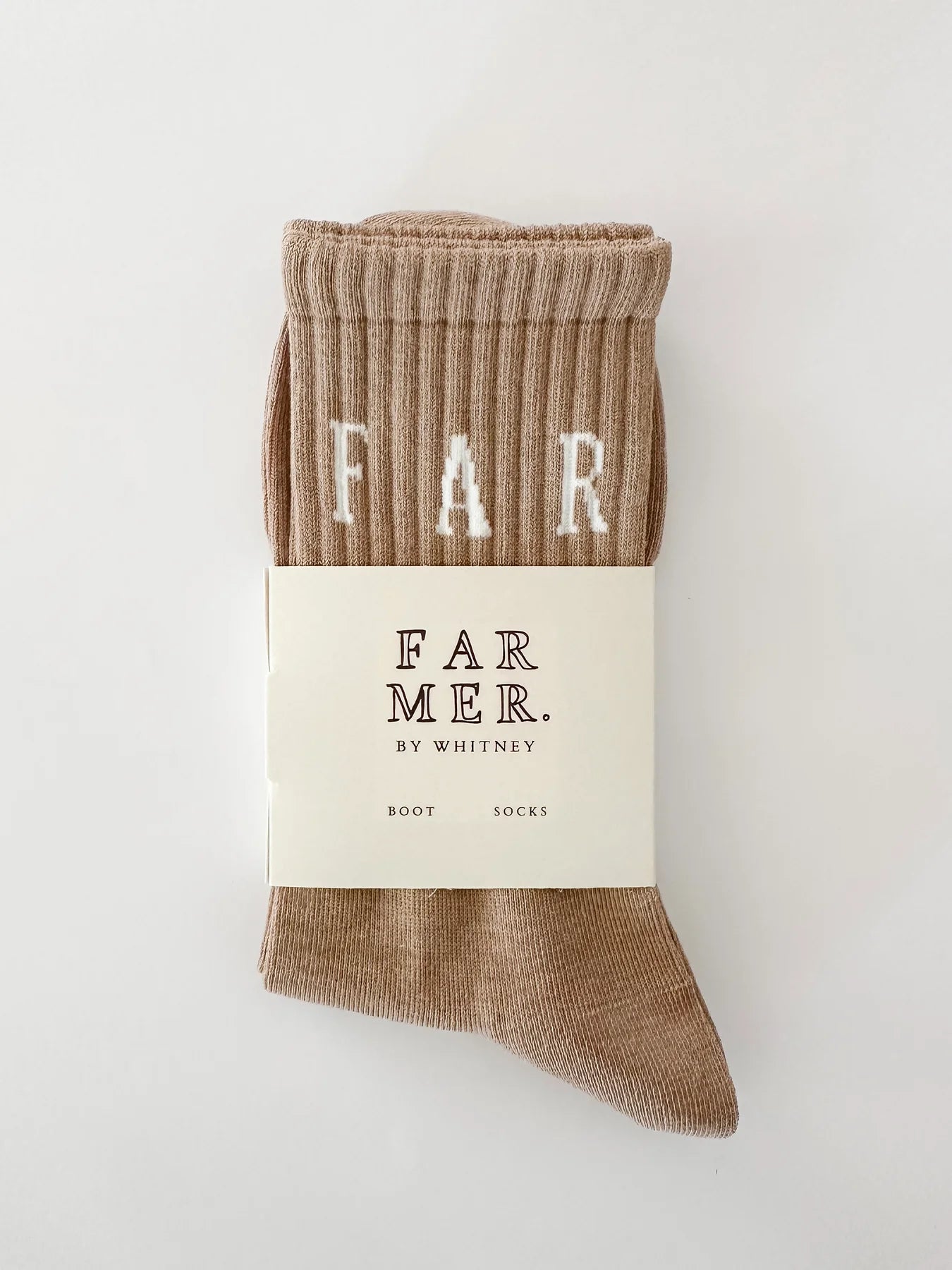 FAR MER. Cinnamon Boot Socks