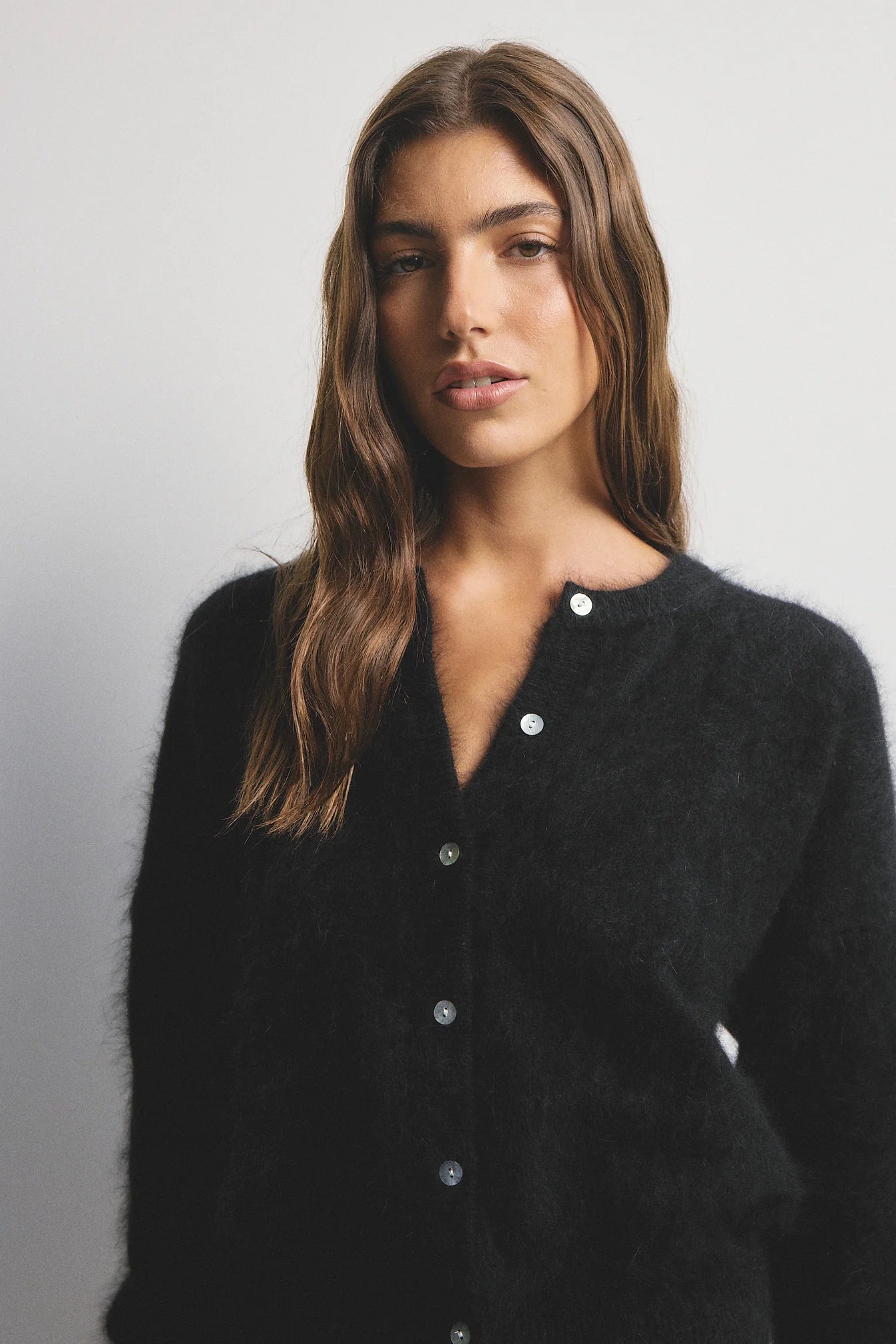 World Of Nomads Frankie Cashmere Crew Neck Cardigan