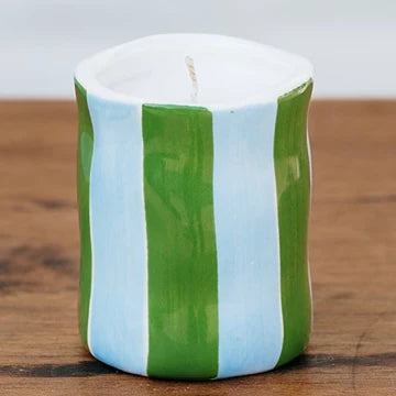 Noss & Co Stripe Candle English Pear