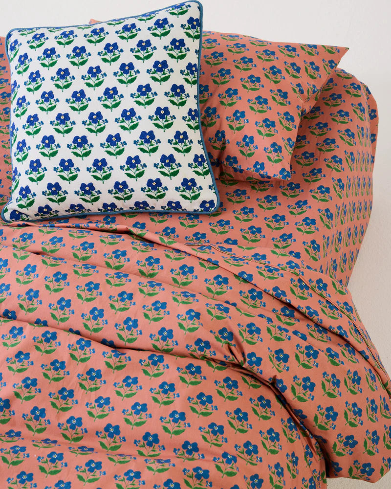 Kip & Co x Anna Spiro Indian Summer White Embroidered Cushion