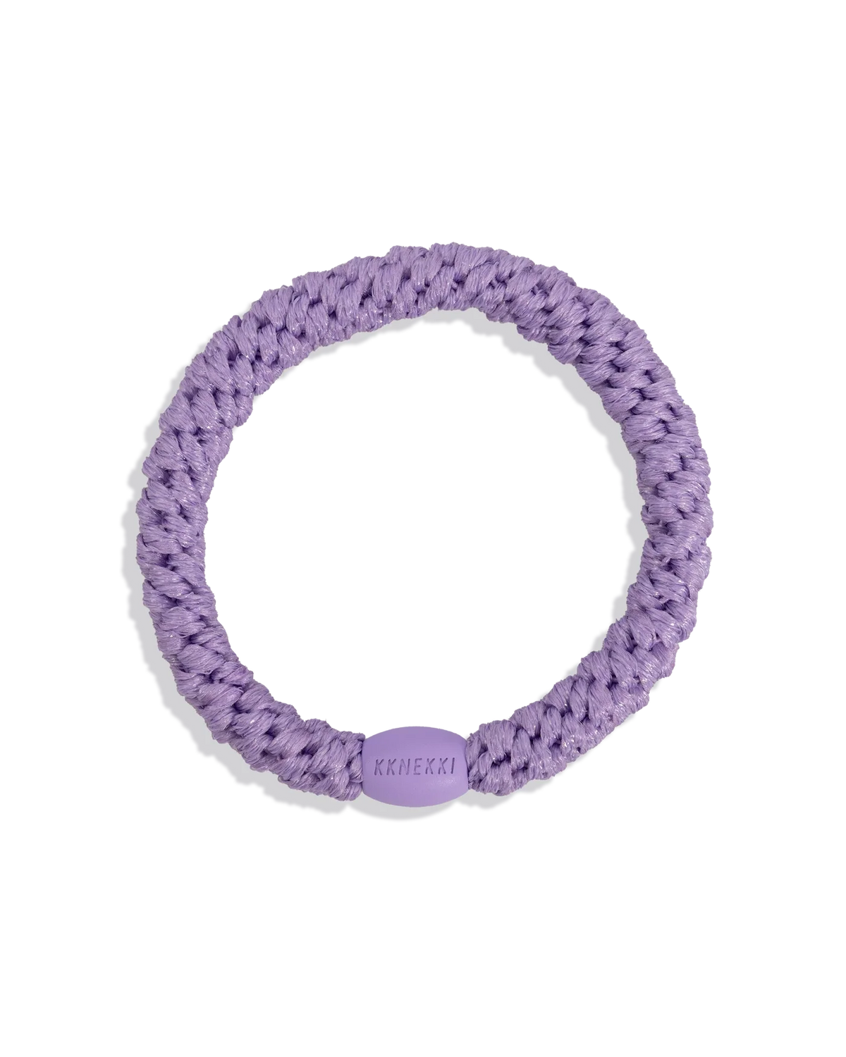 KKNEKKI HAIR TIE VIOLET GLITTER