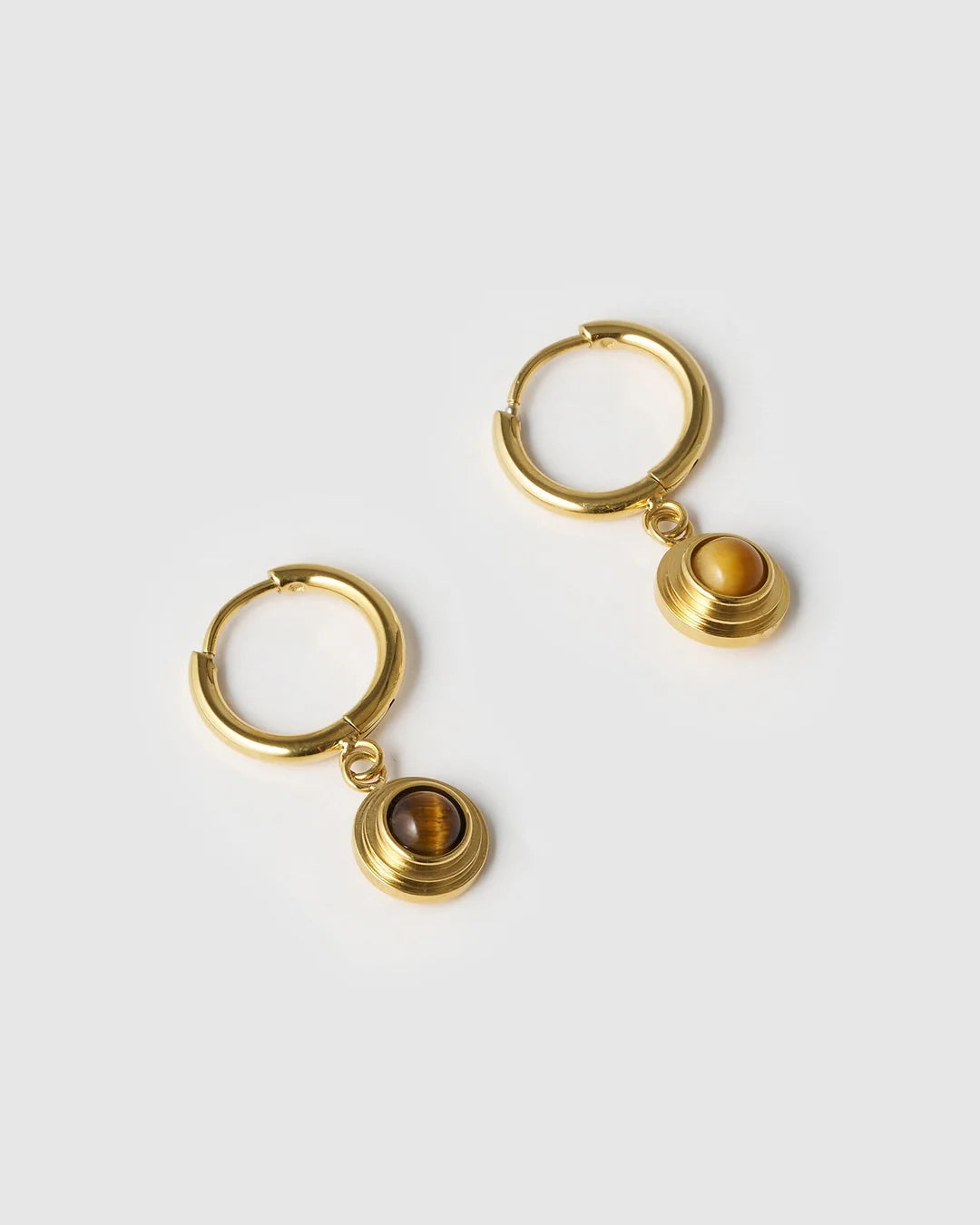 Arms of Eve Asher Earrings-Tiger's Eye
