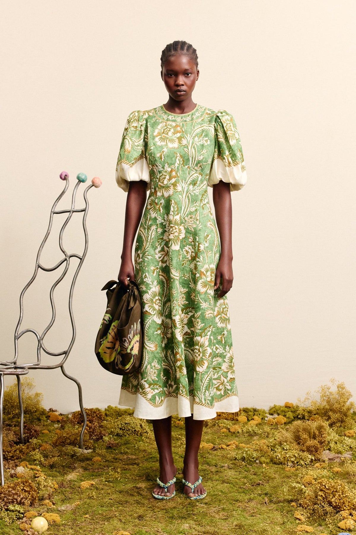 Alémais alessia midi dress