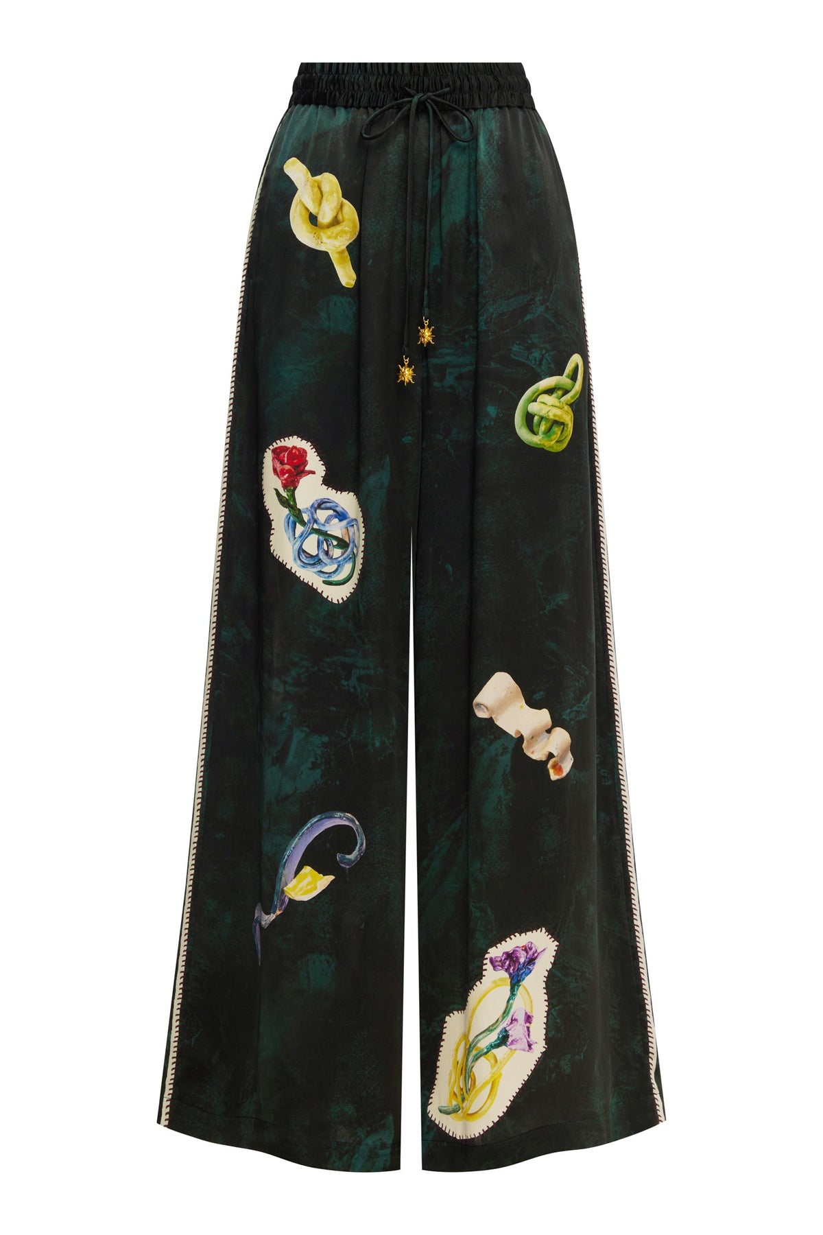 Alémais florero silk pant