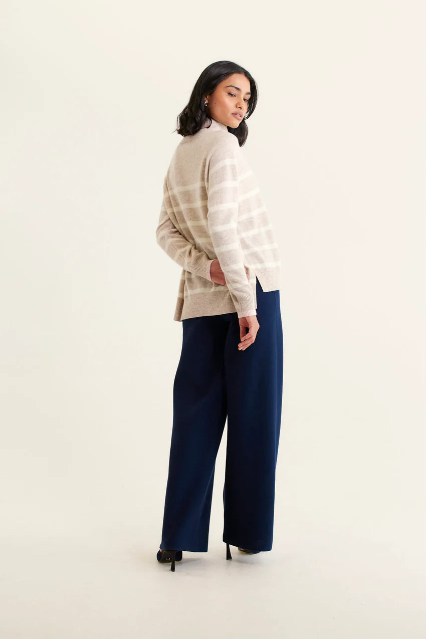 Alessandra Stripe Toastie Polo