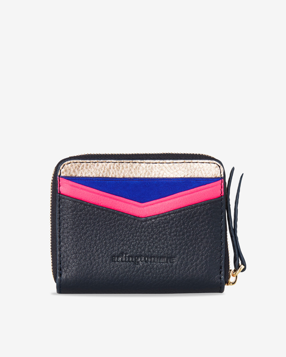 Arlington Milne Alexis Zip Purse - Navy Multi