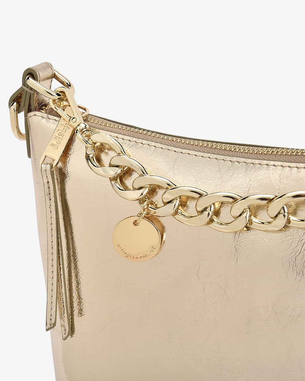 Arlington Milne Bonnie Crossbody - Gold Crinkle