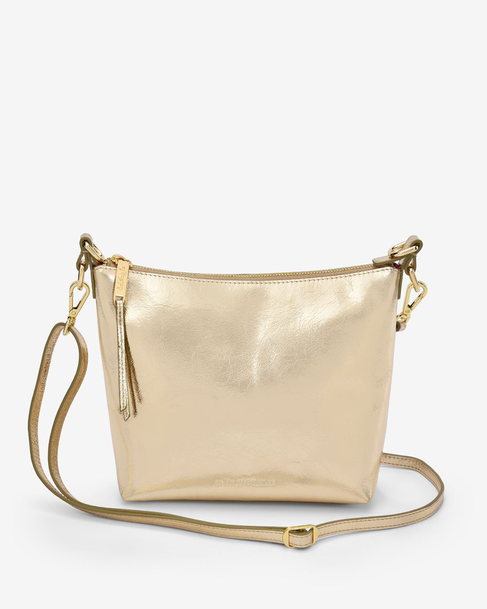 Arlington Milne Bonnie Crossbody - Gold Crinkle