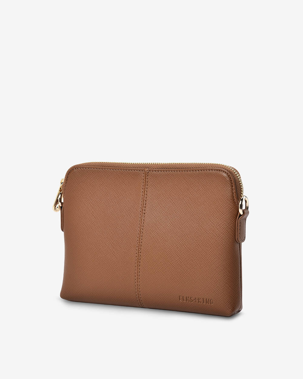 Elms + King Bowery Wallet - Tan Saffiano