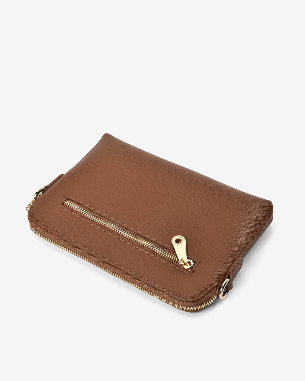 Elms + King Bowery Wallet - Tan Saffiano