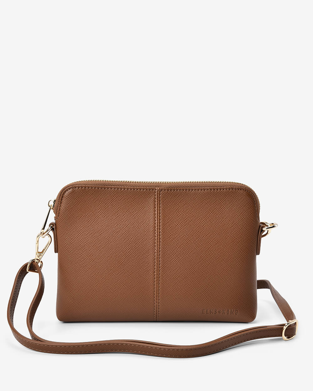 Elms + King Bowery Wallet - Tan Saffiano