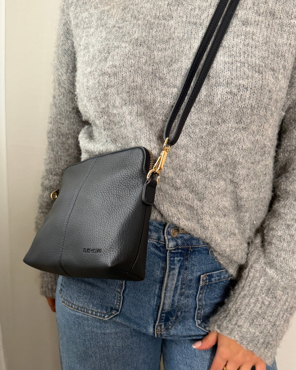 Elms + King Burbank Crossbody Large - French Navy