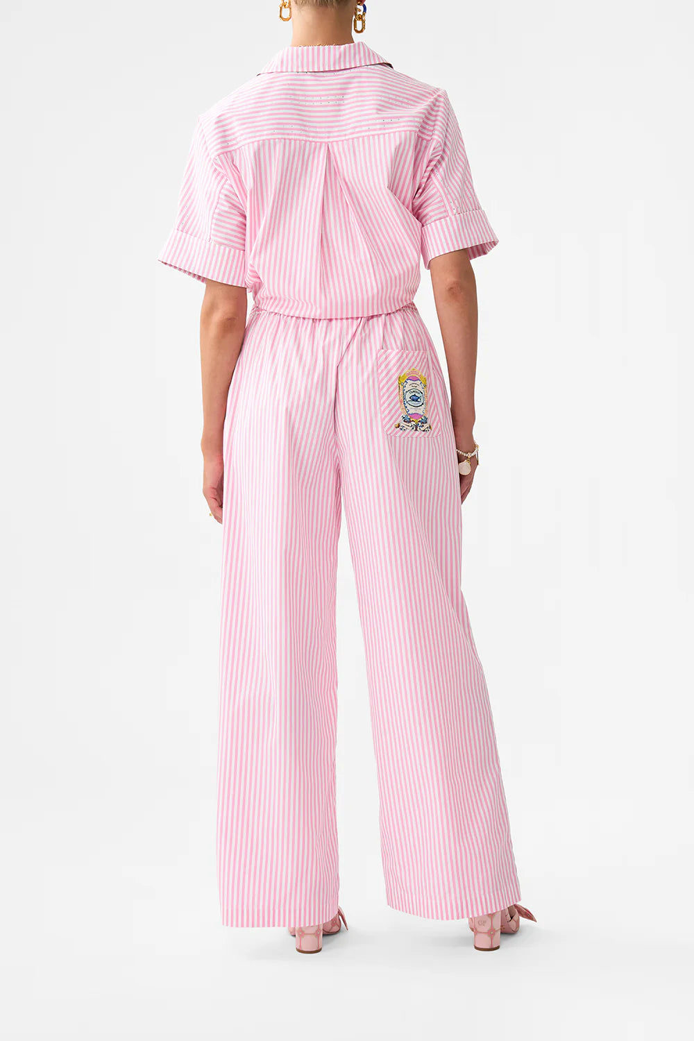 Camilla button front lounge pant