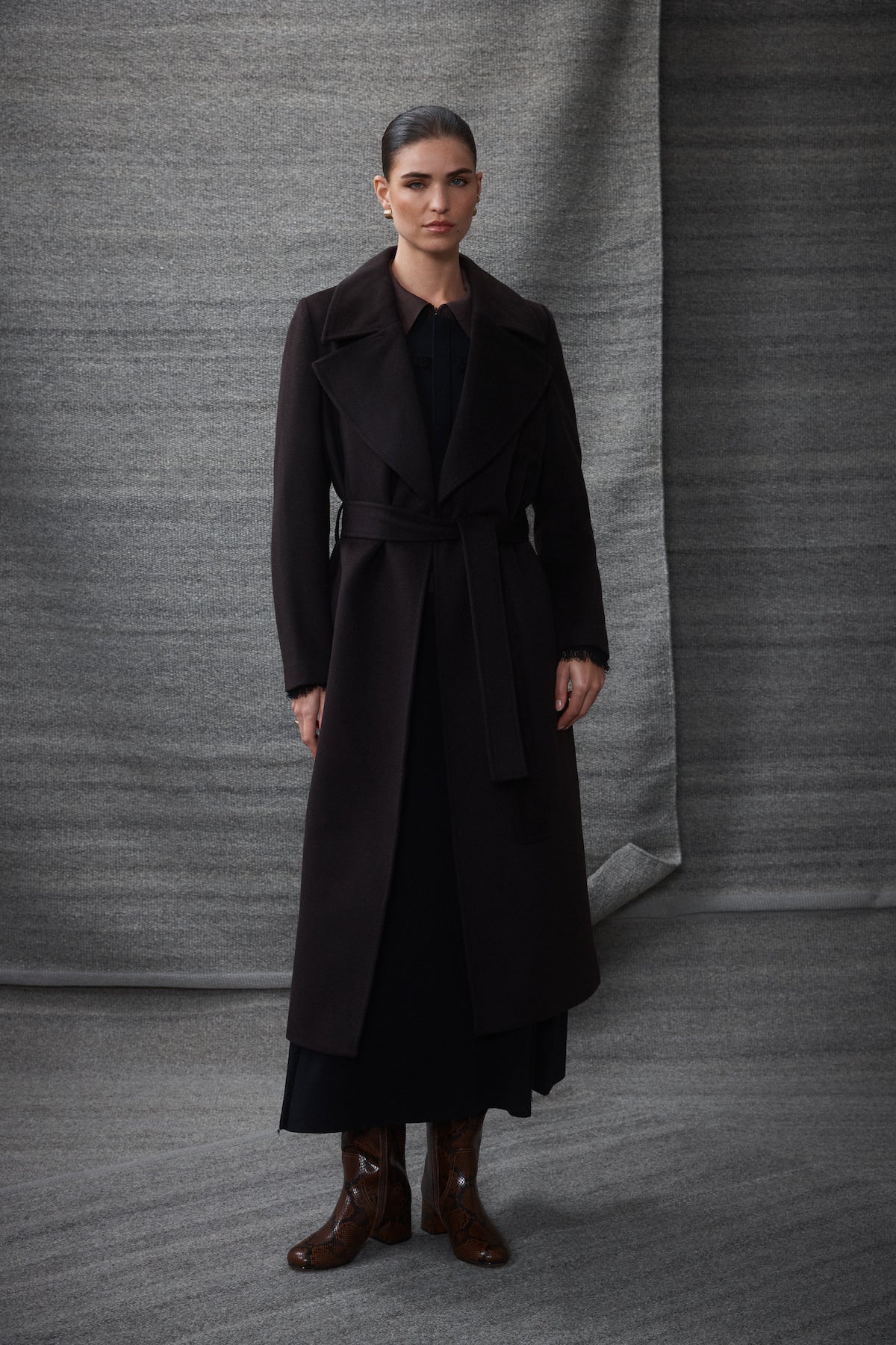 Cable Melbourne Evans Wool Coat