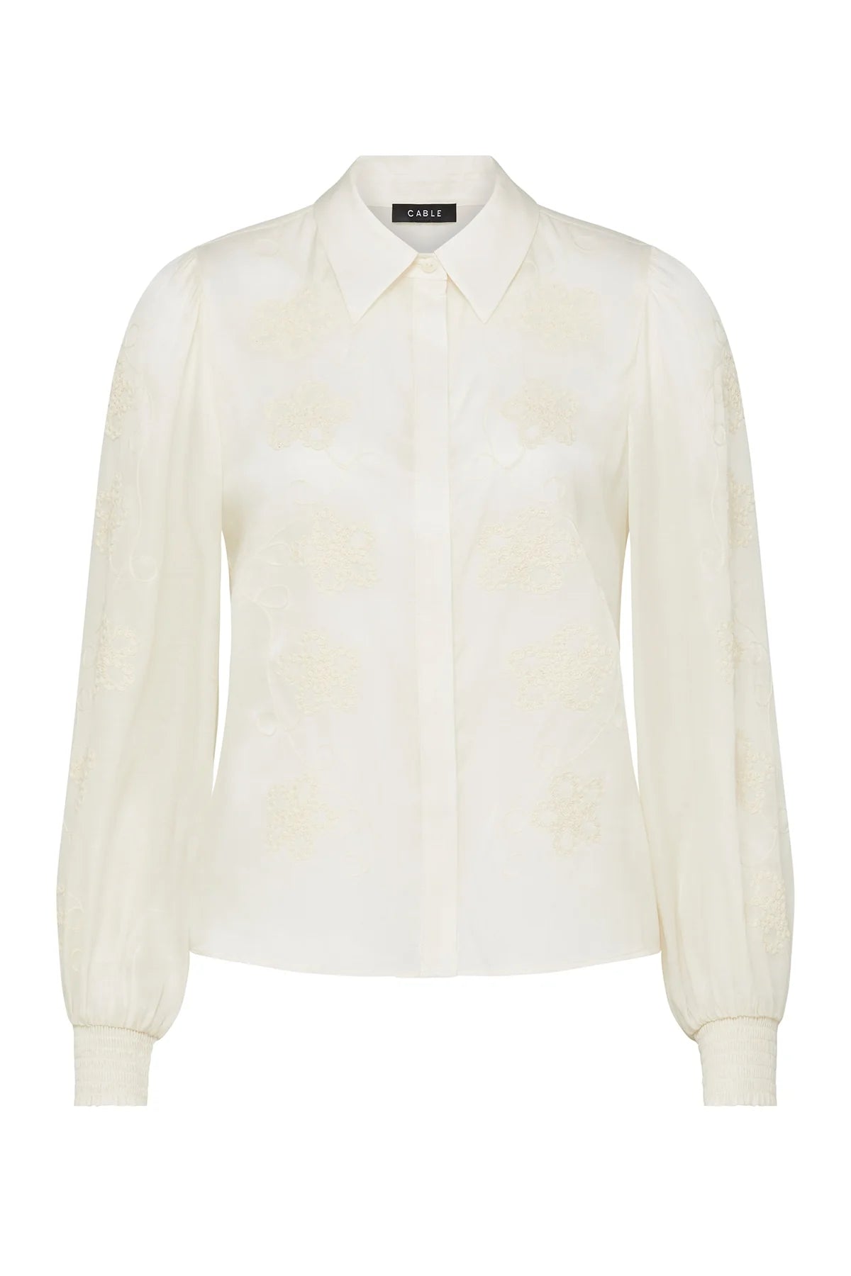 Cable Faith Embroidered Blouse