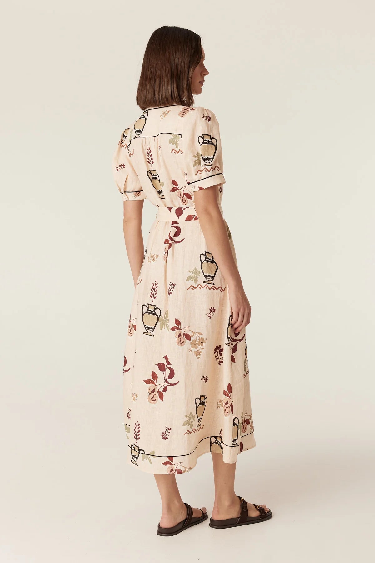 Cable Avondale Linen Midi Dress