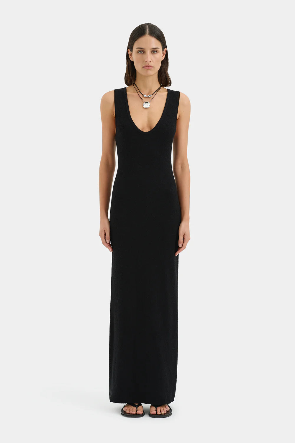 SIR. Chiara Scoop Neck Dress