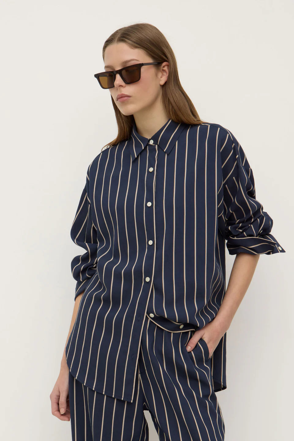 Assembly Label Colleen Stripe Long Sleeve Shirt