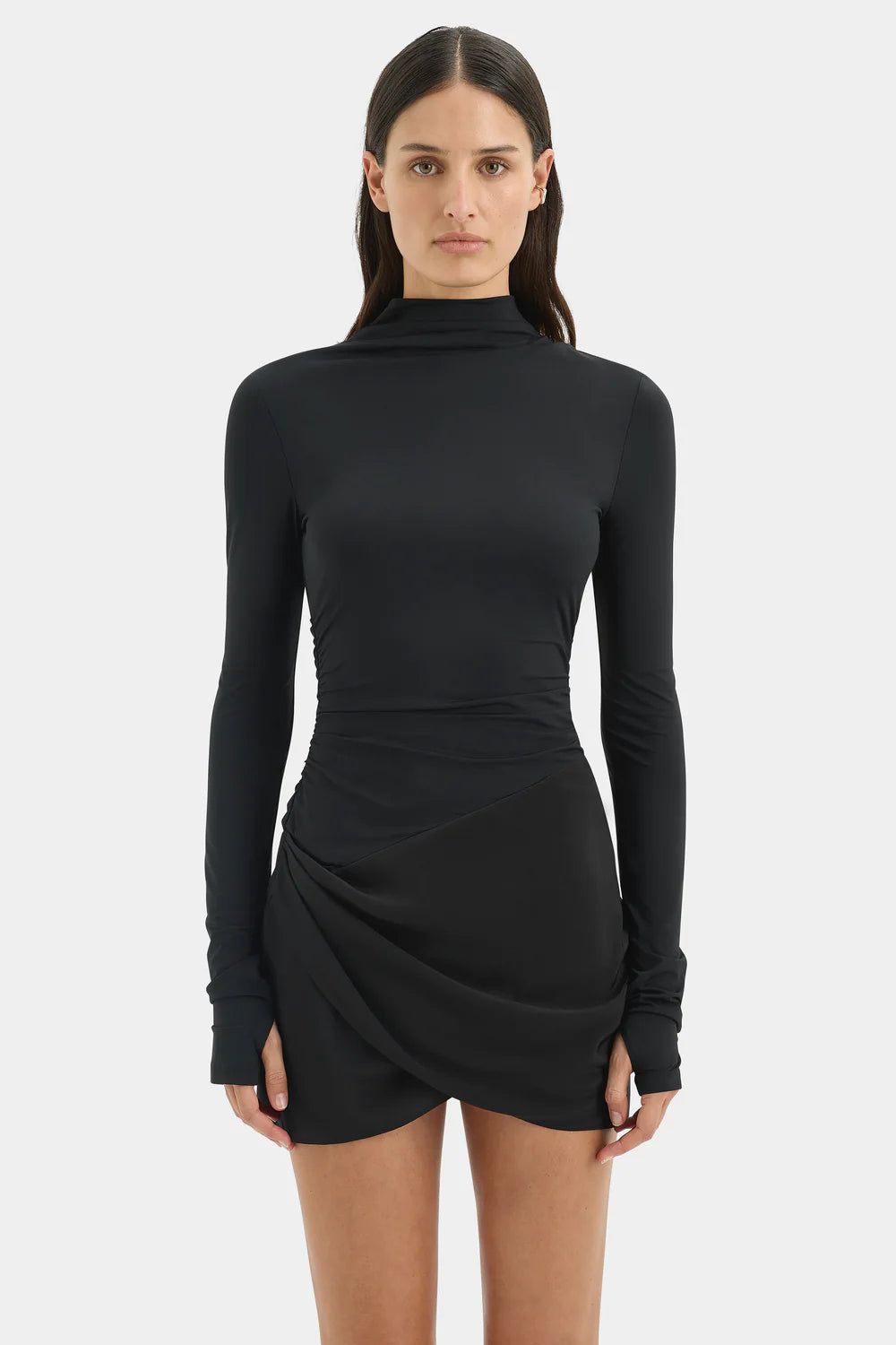 SIR. Milesi Drape Mini Dress