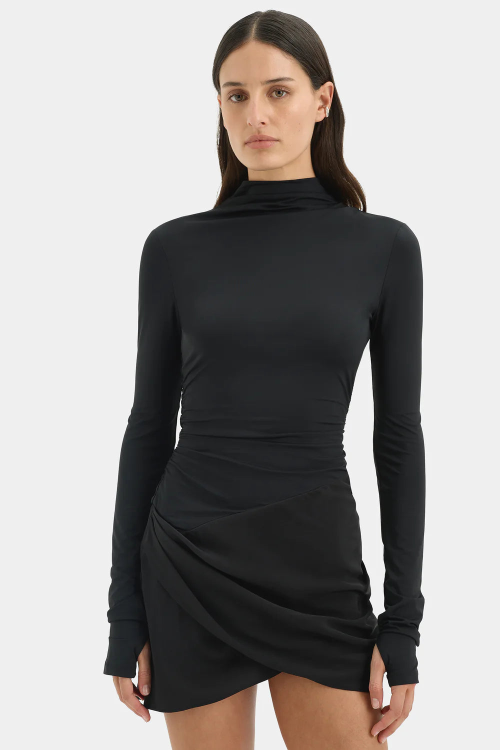 SIR. Milesi Drape Mini Dress