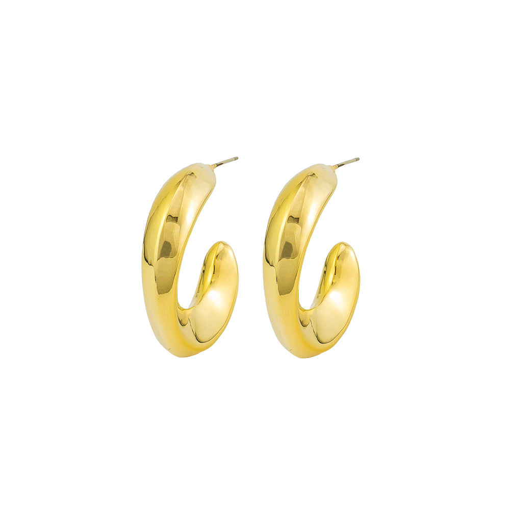 Jolie & Deen Quinn Hoops Gold